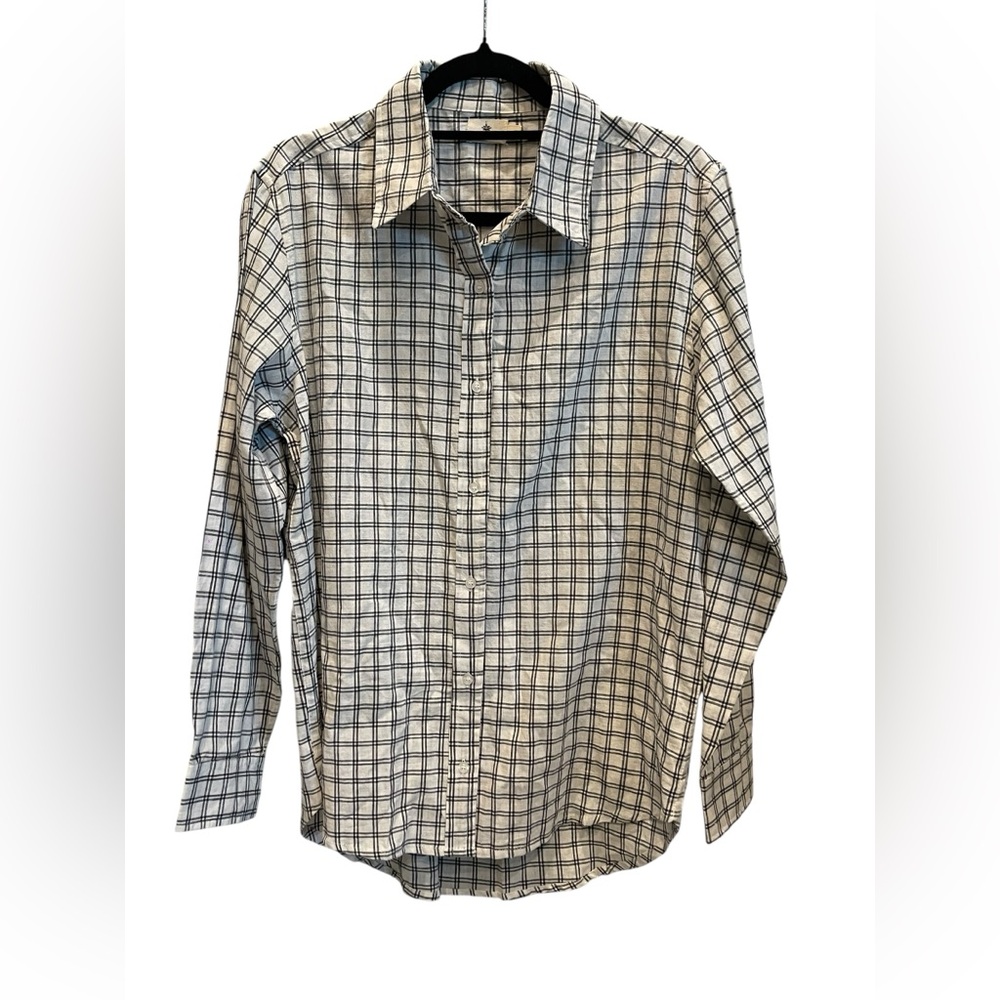 SAPANA casual plaid button-down shirt Size:S